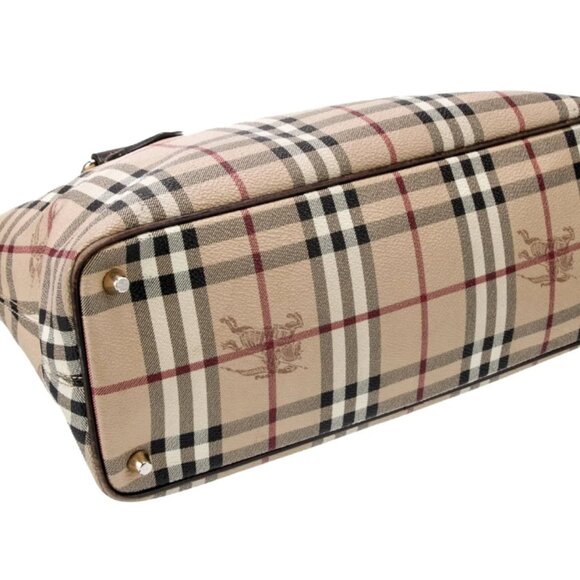 Burberry Haymarket Check Medium Regent Tote - Picture 4 of 5